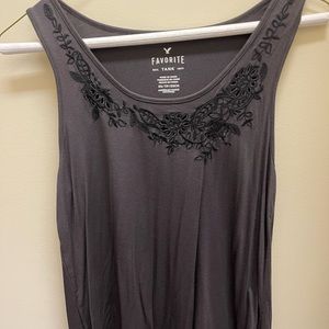 American Eagle Dark Gray Tank
